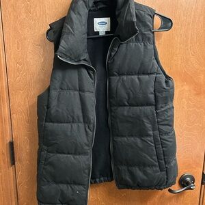 Black Quilted Vest